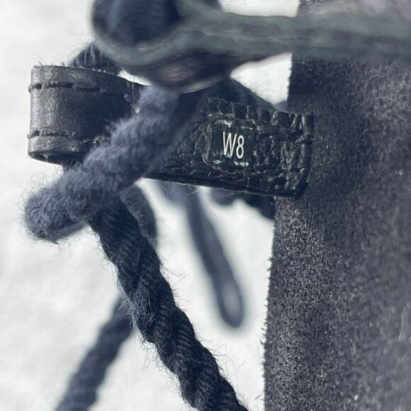 Teva Sandals Twisted Rope Wrap Around Ankle Women Size 8 Black Rare - Picture 9 of 9